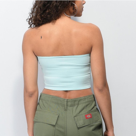 NWOT Brand new Santa Cruz mint with logo tube top size medium - Picture 3 of 5